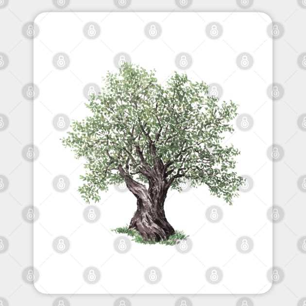 October birthday olive tree Sticker by birthflower